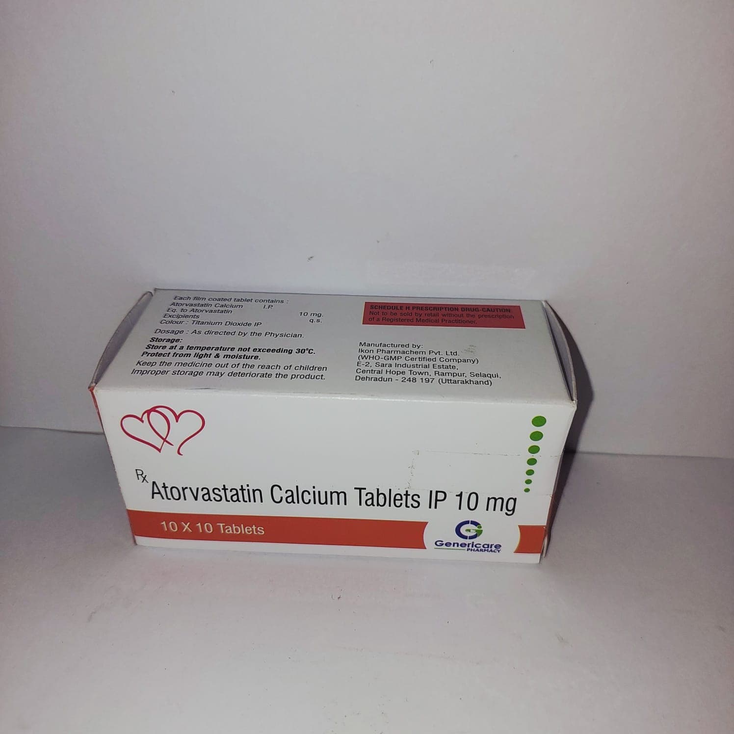 Atorvastatin Tablets IP 10 mg